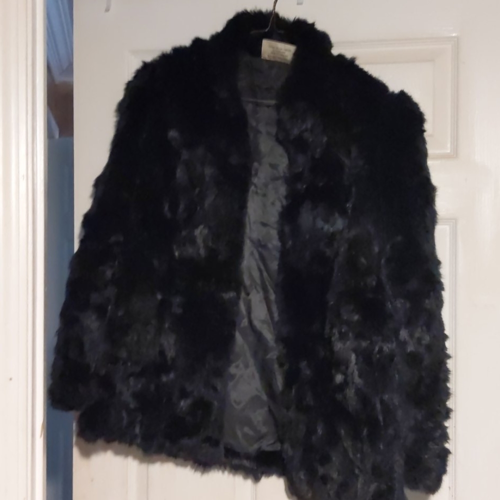 Somerset 100 percent rabbit fur coat